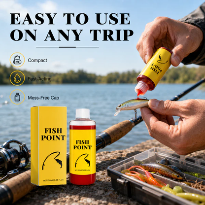 🔥Red Worm Fish Attractant – Fast-Action Liquid Bait Booster