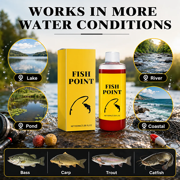 🔥Red Worm Fish Attractant – Fast-Action Liquid Bait Booster