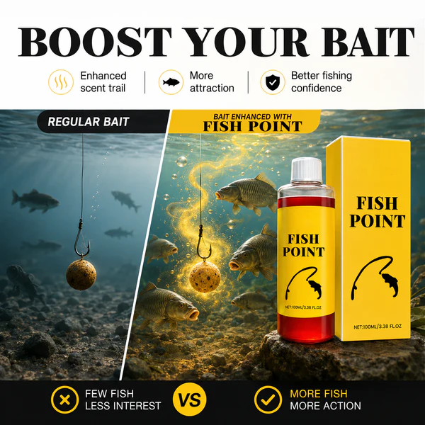 🔥Red Worm Fish Attractant – Fast-Action Liquid Bait Booster