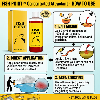 🔥Red Worm Fish Attractant – Fast-Action Liquid Bait Booster