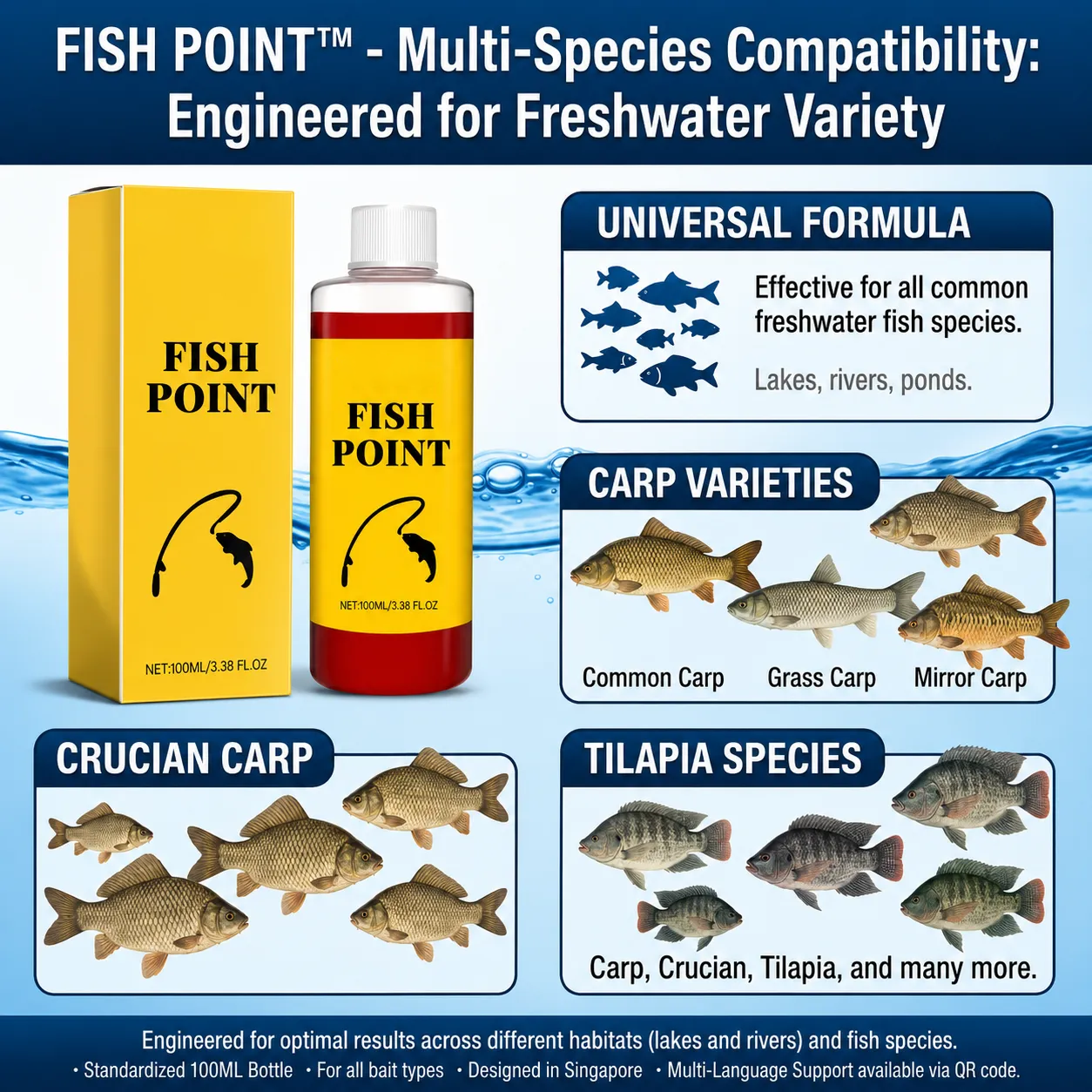 🔥Red Worm Fish Attractant – Fast-Action Liquid Bait Booster