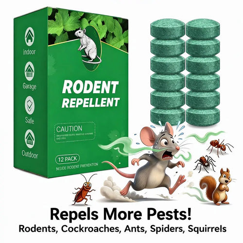 🔥12-tablet pack of insect/rodent repellent tablets, Safe for Indoor & Outdoor Use