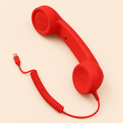 ☎️Retro Phone Handset for Smartphones – Classic Wired Calling Accessory