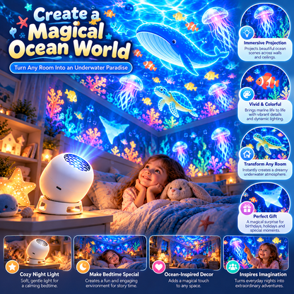 🌙 Magical Image Projection Night Light – Make Bedtime Something To Look Forward To