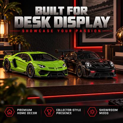🎁Last day 49% off|🏎️💨 Track-Inspired Sports Car Display Model – Exhaust Mist Effect Collector Decor