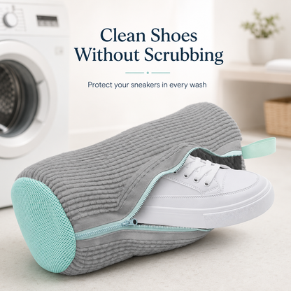 👟 No-Scrub Shoe Washing Bag – Clean & Protect Your Sneakers In The Washing Machine