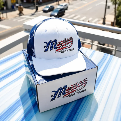 🇺🇸 ’Merica 250 Years Embroidered Mesh Back Trucker Hat