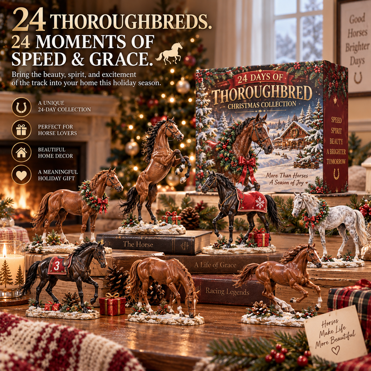 🎄24 Days of Thoroughbred Spirit – A Christmas Collection of Speed & Grace 🐎🎄