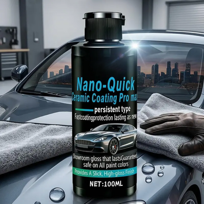 🚗 9H Nano Ceramic Coating for Cars – Deep Gloss & Water Beading ✨