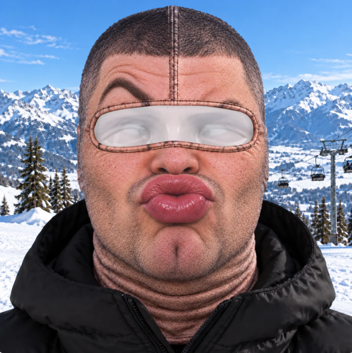 Custom Funny Ski Mask - Personalized Birthday Gifts For Ski Lovers - Born For The Slopes