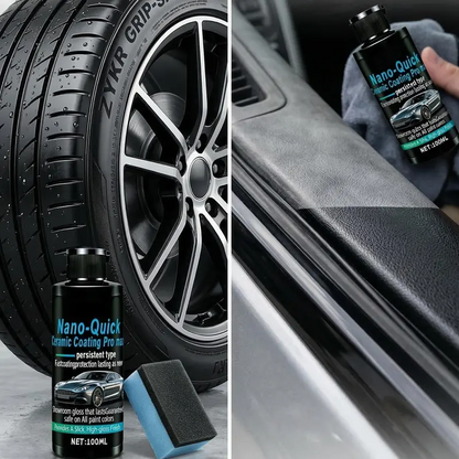🚗 9H Nano Ceramic Coating for Cars – Deep Gloss & Water Beading ✨