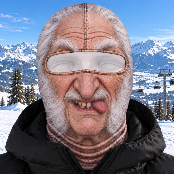 Custom Funny Ski Mask - Personalized Birthday Gifts For Ski Lovers - Born For The Slopes