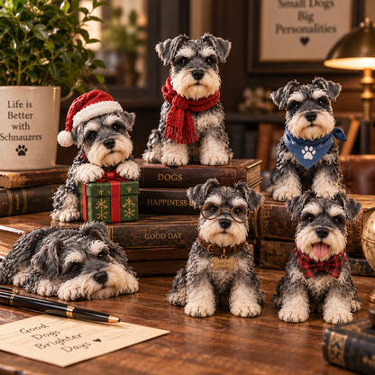 🐶 24 Days of Miniature Schnauzers – Unwrap a Little Happiness Daily 🎅