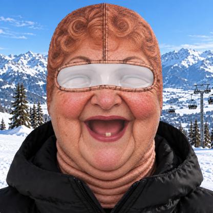 Custom Funny Ski Mask - Personalized Birthday Gifts For Ski Lovers - Born For The Slopes