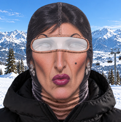 Custom Funny Ski Mask - Personalized Birthday Gifts For Ski Lovers - Born For The Slopes