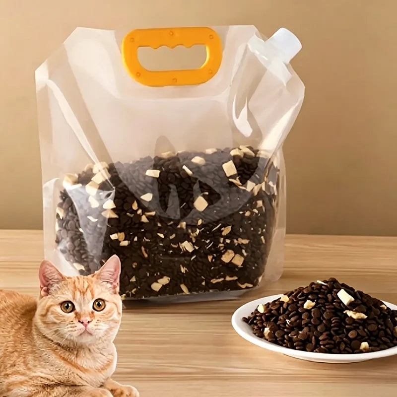 🌾5pcs/pack Reusable Pantry Storage Bags – Moisture-Resistant Food Organizer with Pour Spout