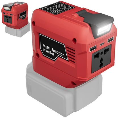 ⚡250W Portable Power Converter – Use Your Tool Battery as 220V AC Power