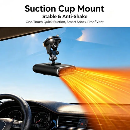 🚗12V Portable Car Heater - 🔥12v Power, Adjustable Defogging Windshield Demister ❄️