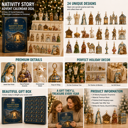 ⏰ Selling Fast! 2026 Jesus Advent Calendar ✨ A Meaningful Christmas Countdown
