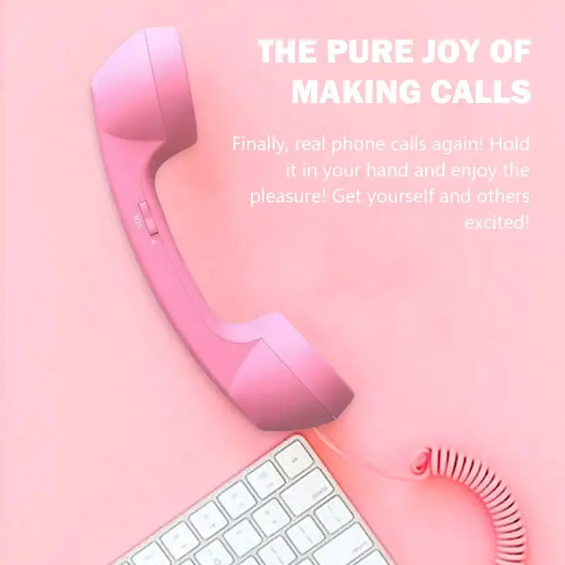 📞Retro telephone handset with Type-C interface