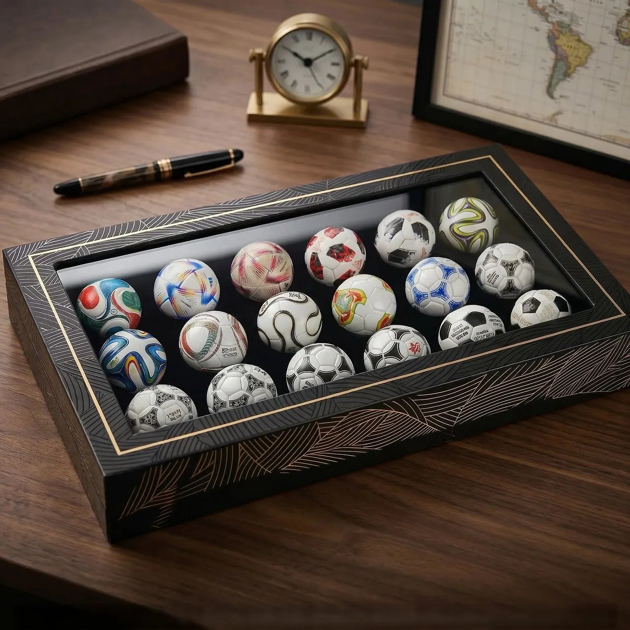 Father's Day Gift ⚽2026 World Cup Sale🔥 Up to 49% OFF! - 🏆 Handcrafted Mini Soccer Ball Collection (1970–2026)