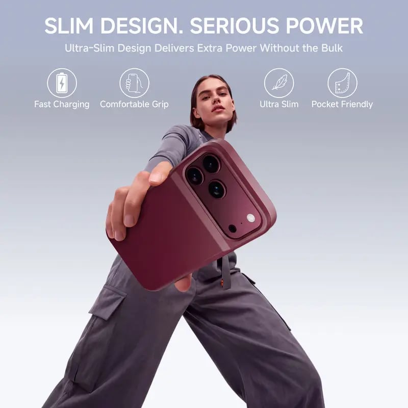 🩷🔋 PinkBird Power Case for iPhone – Slim Battery Case & Portable Power Bank Kit ⚡