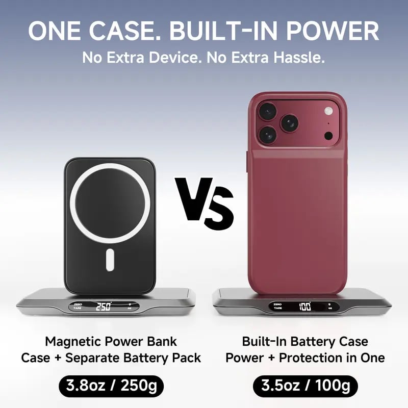 🩷🔋 PinkBird Power Case for iPhone – Slim Battery Case & Portable Power Bank Kit ⚡