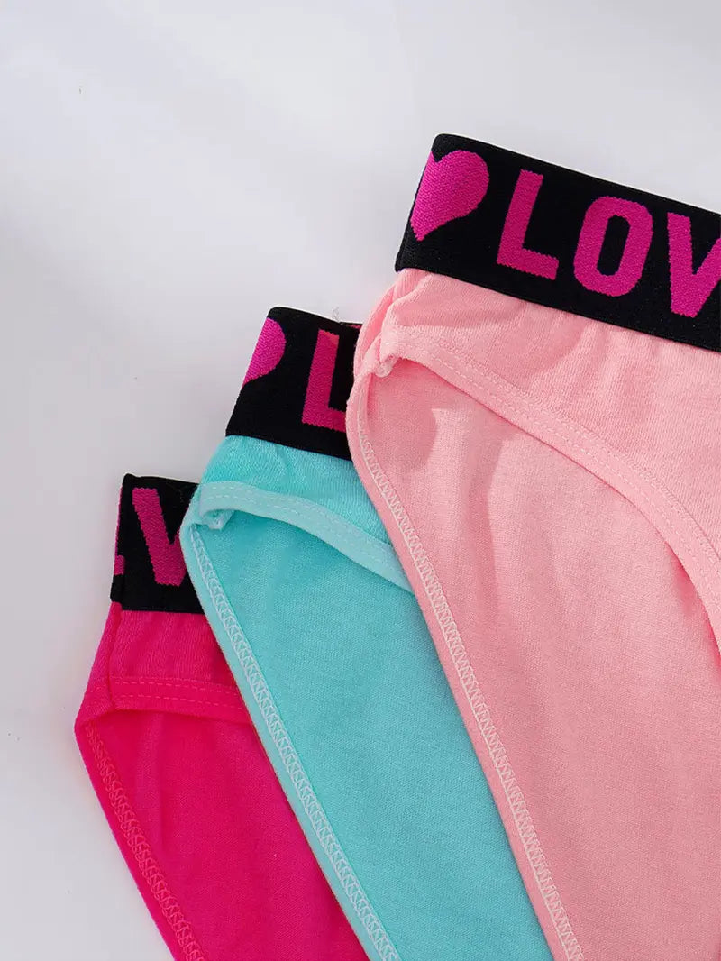 12 Pack High Rise Comfortable Casual Panties Set