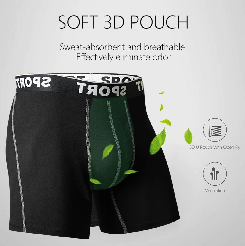 🔥5 Pack Men's Letter Tape Boxer Brief