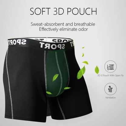🔥5 Pack Men's Letter Tape Boxer Brief