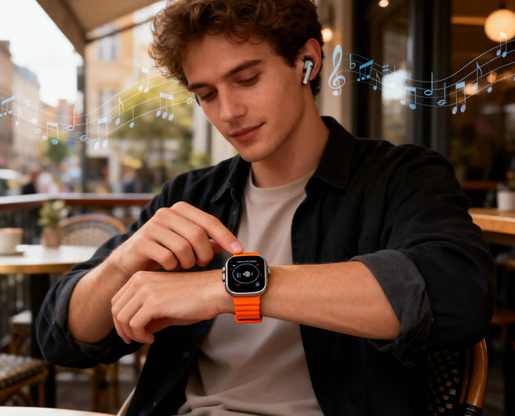 Smartwatch Set with Earbuds – One Set, Everything You Need