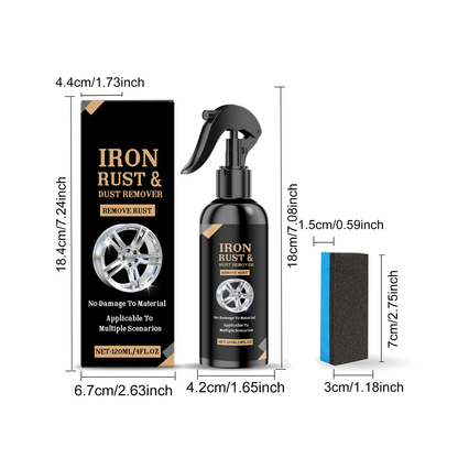 🔥Automotive Rust Remover Spray 120ML 🚗 Fast & Effective Metal Cleaner