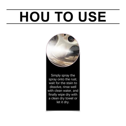 🔥Automotive Rust Remover Spray 120ML 🚗 Fast & Effective Metal Cleaner