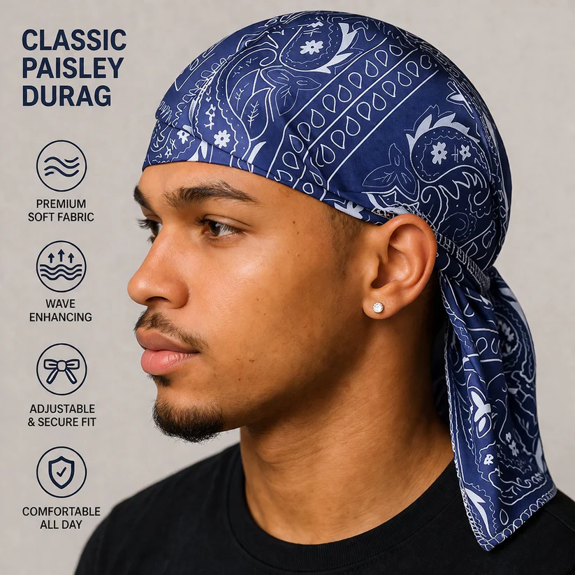 ✨Paisley Cooling Headscarf Cap