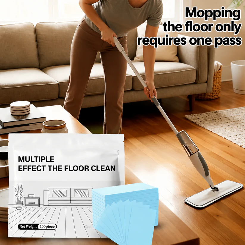 🔥Hot Sale🔥100-Piece Multi-Surface Floor Cleaning Tablets – Antibacterial Deodorizing Cleaner for Hardwood, Tile, Laminate & RV Walls