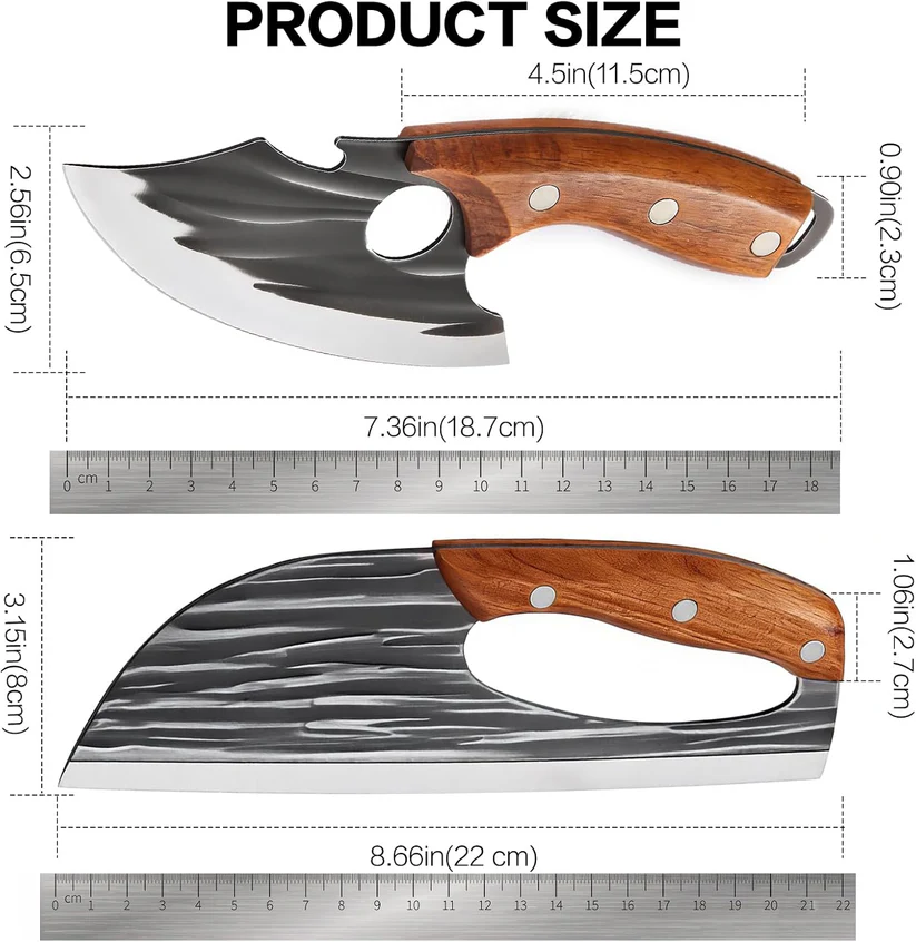 [Buy 1 Get 1 Free]🔥Forged Butcher Knife Set