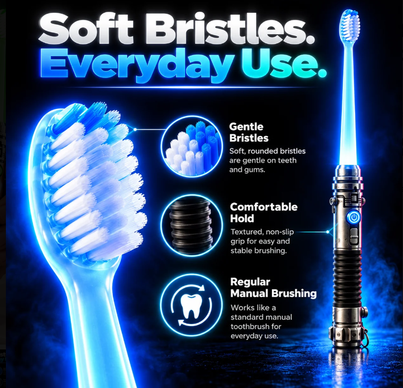 🪥LED Glow Toothbrush – Make Brushing Fun Again ✨