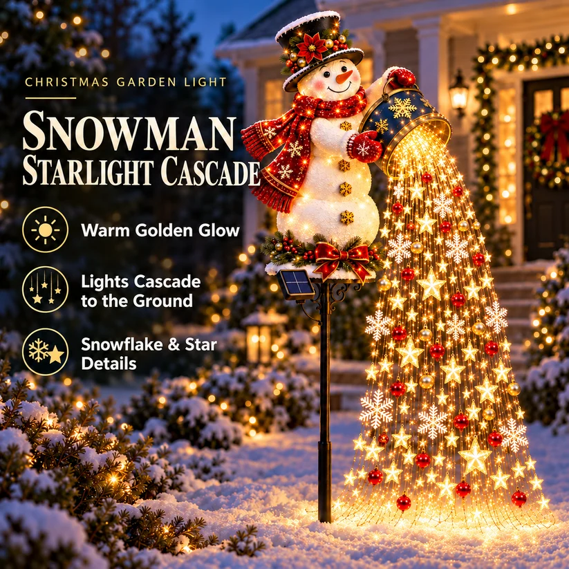 🔥Christmas Starlight Cascade – Solar LED Garden Stake Lights
