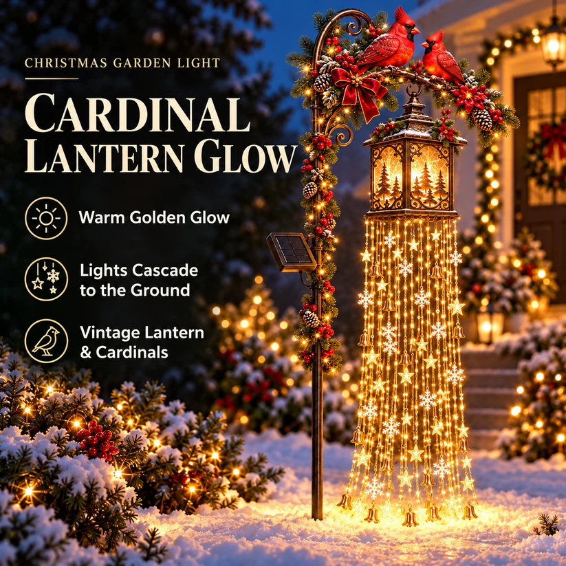 🔥Christmas Starlight Cascade – Solar LED Garden Stake Lights