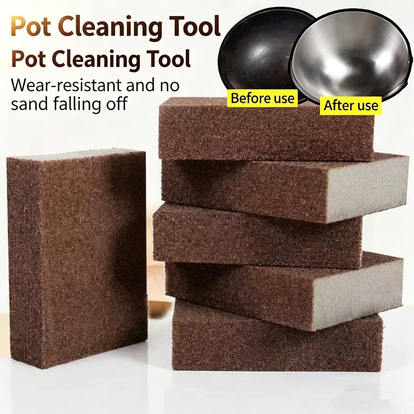 🧽49% OFF This Week Promotions🎉-Brown Sponge Scrubber