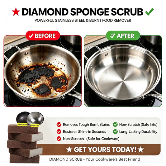 🔥Hot Sale🔥This Week Promotions🎉-Brown Sponge Scrubber🧽