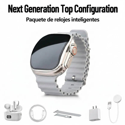 Smartwatch Set with Earbuds – One Set, Everything You Need