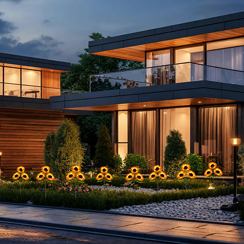 🔥Solar Sunflower Garden Lights for Yard & Patio