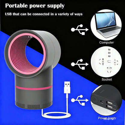 🦟 LED Mosquito Killer Lamp – Mute UV Light, Bug Trap for Home