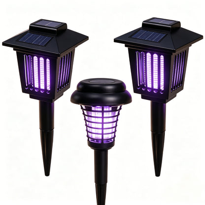 🔥Summer 50% OFF☀️ 2-in-1 Solar Bug Zapper – UV Mosquito Killer + Soft Pathway Light, Auto Dusk-to-Dawn, IP65