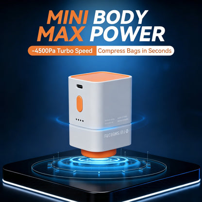 ☀️ Summer Vibes – X8 Cordless Vacuum Pump + 20 Bags, Rechargeable, Space Saver for Travel & Home