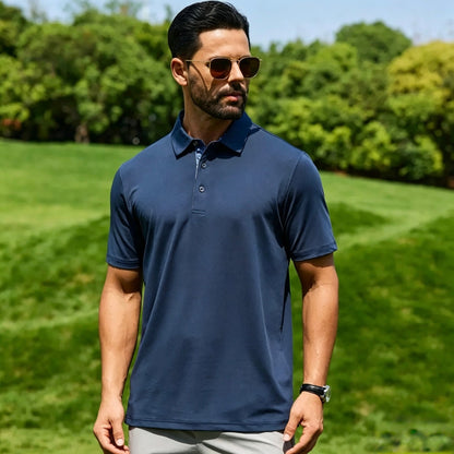⚡Men's Quick-Dry Performance Polo Shirt | Moisture-Wicking & UPF30+