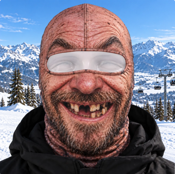 Custom Funny Ski Mask - Personalized Birthday Gifts For Ski Lovers - Born For The Slopes