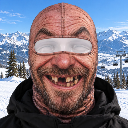 Custom Funny Ski Mask - Personalized Birthday Gifts For Ski Lovers - Born For The Slopes