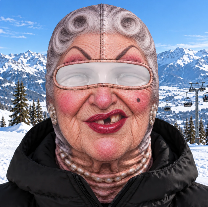 Custom Funny Ski Mask - Personalized Birthday Gifts For Ski Lovers - Born For The Slopes